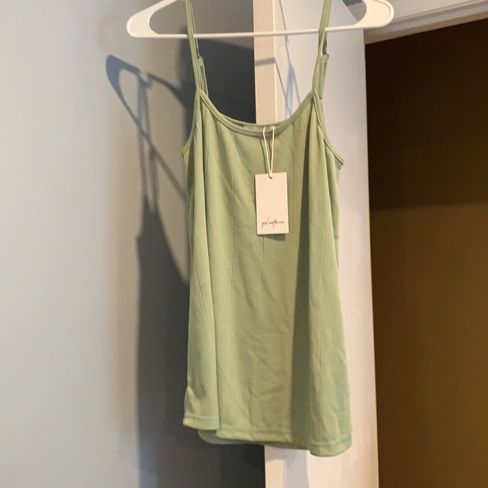 Girl and the sun tank top